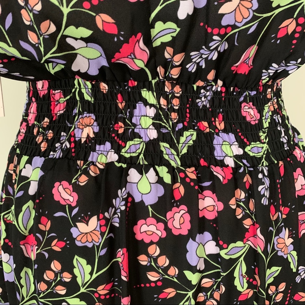 Nanette Lepore Floral Smocked Blouson Dress - Picture 8 of 12